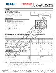 UG3001-T datasheet pdf Diodes