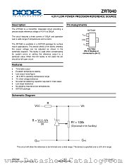 ZRT040 datasheet pdf Diodes