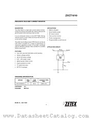 ZXCT1010E5TA datasheet pdf Diodes