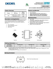 ZXMN10A08E6 datasheet pdf Diodes