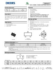 ZXMN2A01F datasheet pdf Diodes