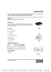 ZXMN2A02N8 datasheet pdf Diodes