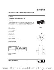 ZXMN2A14F datasheet pdf Diodes