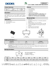 ZXMN3A01FTA datasheet pdf Diodes