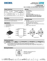 ZXMP6A16DN8TA datasheet pdf Diodes
