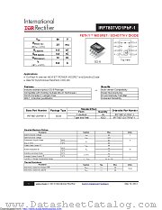 IRF7807VD1PBF-1 datasheet pdf International Rectifier