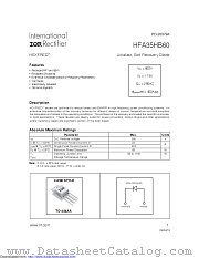 HFA35HB60SCS datasheet pdf International Rectifier