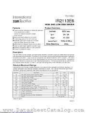 IR2113E6SCS datasheet pdf International Rectifier