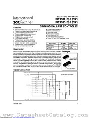 IR21593SPBF datasheet pdf International Rectifier