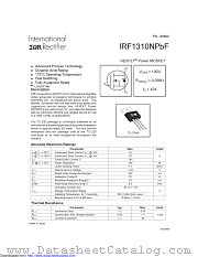 IRF1310NPBF datasheet pdf International Rectifier