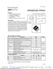 IRF2907ZS-7P datasheet pdf International Rectifier