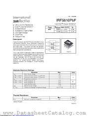 IRF5810TRPBF datasheet pdf International Rectifier