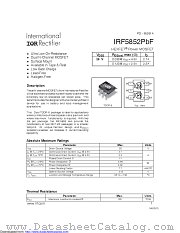 IRF5852TRPBF datasheet pdf International Rectifier