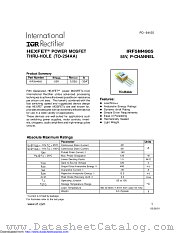 IRF5M4905SCS datasheet pdf International Rectifier