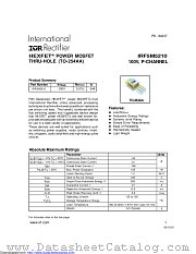IRF5M5210SCS datasheet pdf International Rectifier
