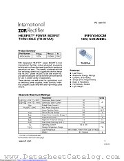 IRF5Y540CMSCS datasheet pdf International Rectifier