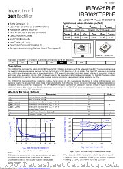 IRF6628TR1PBF datasheet pdf International Rectifier