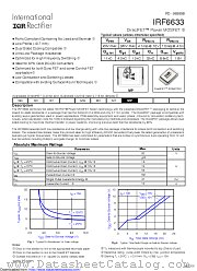 IRF6633TR1 datasheet pdf International Rectifier