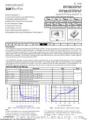 IRF6635TR1PBF datasheet pdf International Rectifier