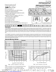 IRF6655TR1PBF datasheet pdf International Rectifier