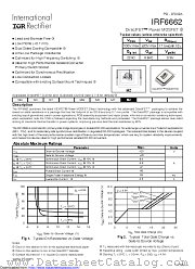 IRF6662TR1 datasheet pdf International Rectifier