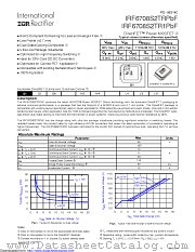 IRF6708S2TRPBF datasheet pdf International Rectifier