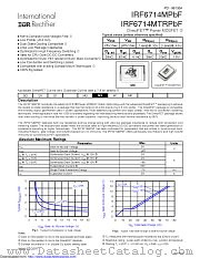 IRF6714MTR1PBF datasheet pdf International Rectifier