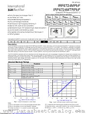 IRF6724MTR1PBF datasheet pdf International Rectifier