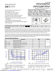 IRF6725MTR1PBF datasheet pdf International Rectifier