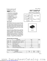 IRF7306TRPBF datasheet pdf International Rectifier