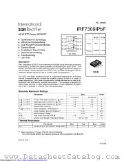 IRF7309IPBF datasheet pdf International Rectifier