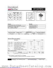 IRF7309TRPBF-1 datasheet pdf International Rectifier