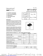 IRF7314TRPBF datasheet pdf International Rectifier