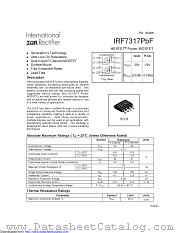 IRF7317TRPBF datasheet pdf International Rectifier