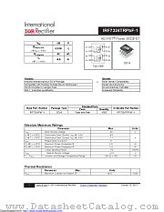 IRF7324PBF-1 datasheet pdf International Rectifier