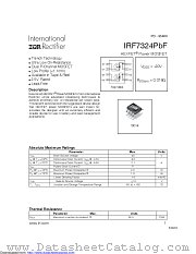 IRF7324TRPBF datasheet pdf International Rectifier