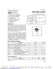 IRF7341UPBF datasheet pdf International Rectifier