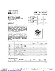 IRF7343IPBF datasheet pdf International Rectifier