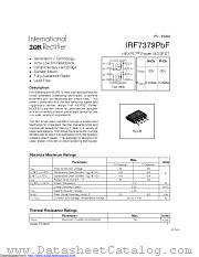IRF7379TRPBF datasheet pdf International Rectifier