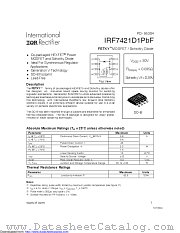 IRF7421D1TRPBF datasheet pdf International Rectifier