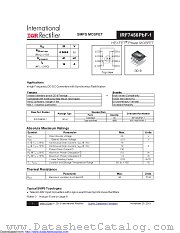 IRF7456PBF-1 datasheet pdf International Rectifier