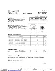 IRF7456TRPBF datasheet pdf International Rectifier