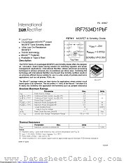 IRF7534D1PBF datasheet pdf International Rectifier