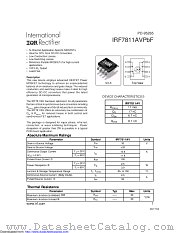 IRF7811AVTRPBF datasheet pdf International Rectifier