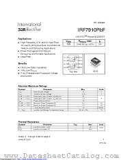 IRF7910PBF datasheet pdf International Rectifier