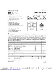 IRF8252 datasheet pdf International Rectifier