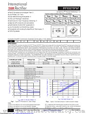 IRF8327S datasheet pdf International Rectifier