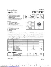 IRF8714TRPBF datasheet pdf International Rectifier