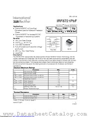 IRF8721TRPBF datasheet pdf International Rectifier