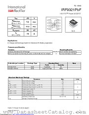 IRF9321PBF datasheet pdf International Rectifier